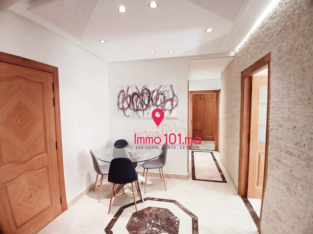 Location appartement meublé à Hay Riad AYLAM2455